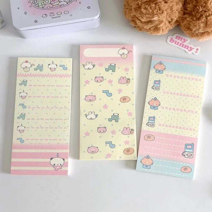 Kawaii Long Memo Pads