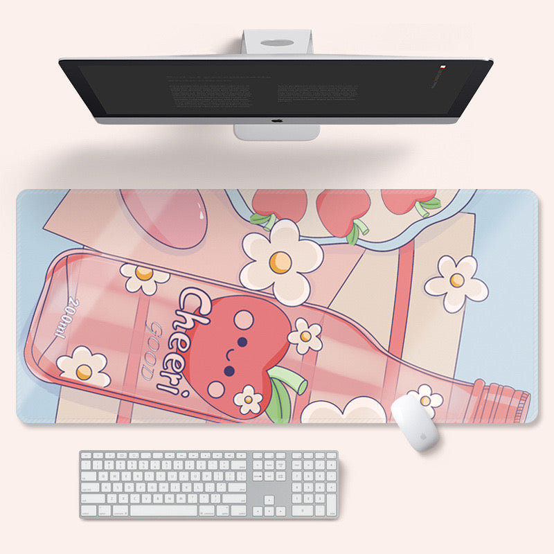 Anti - Slip Aesthetic Kawaii Tokyo Street Desk Mat / Study Mat / Gaming Mouse Pad
