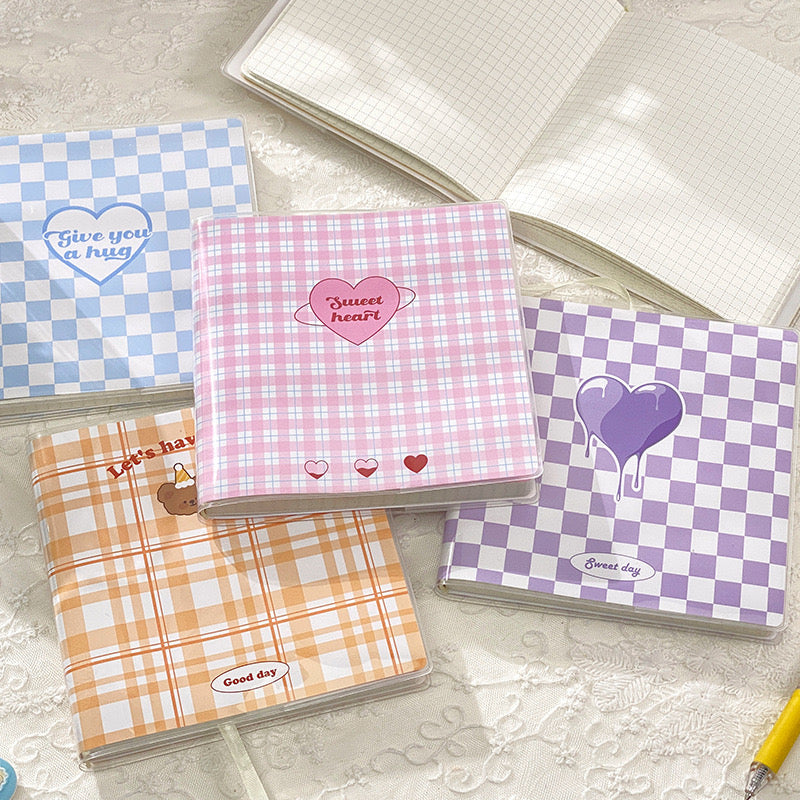 Kawaii Grid Notebook / Diary / Journal