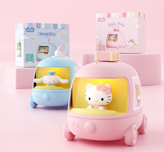 Sanrio Bus Humidifier & Nightlight Lamp 2-1 Cinnamoroll/Kuromi/Hello Kitty