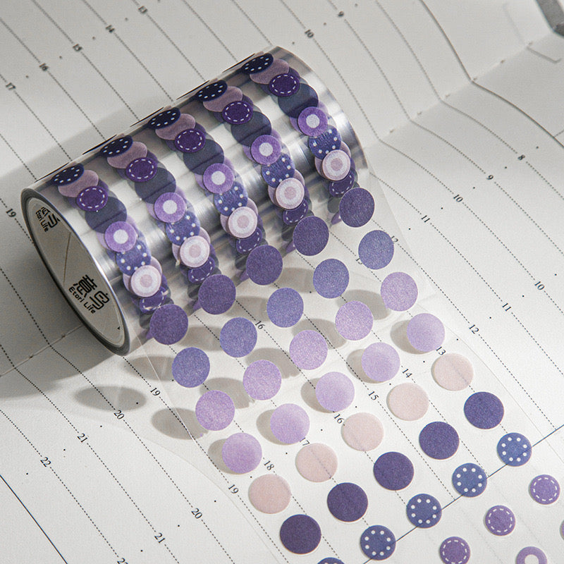 Journaling Dot Stickers Washi Tape Roll