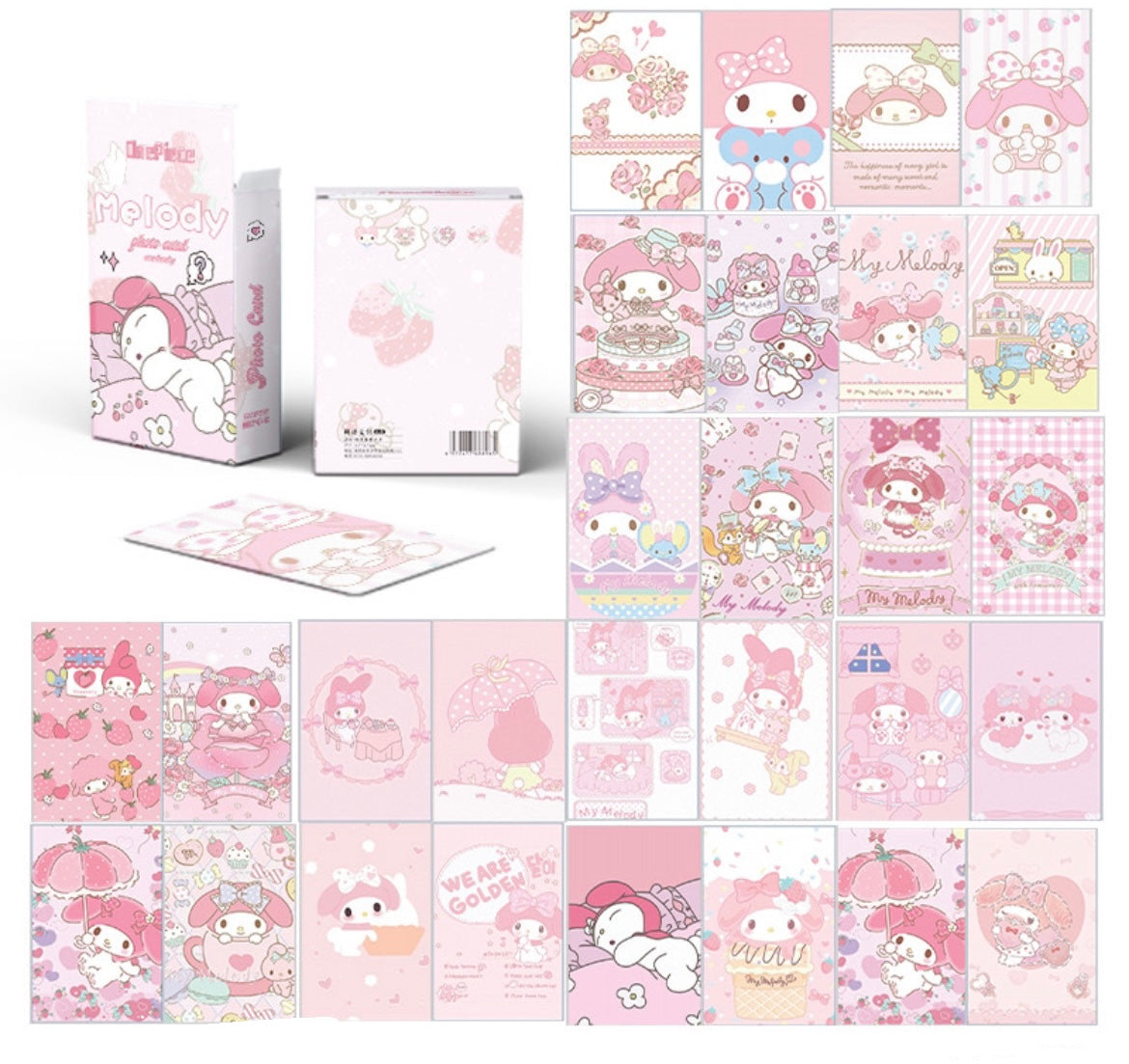 Sanrio Holographic 50 Lomo Cards / 50 Photo Cards – The Curated Store India