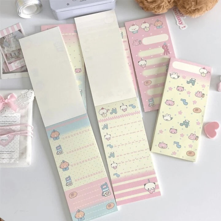 Kawaii Long Memo Pads