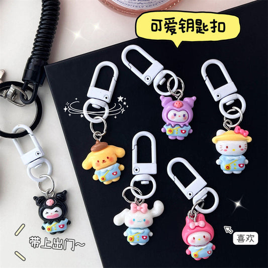 Sanrio Hello Kitty Kuromi Keychain / Keycharms