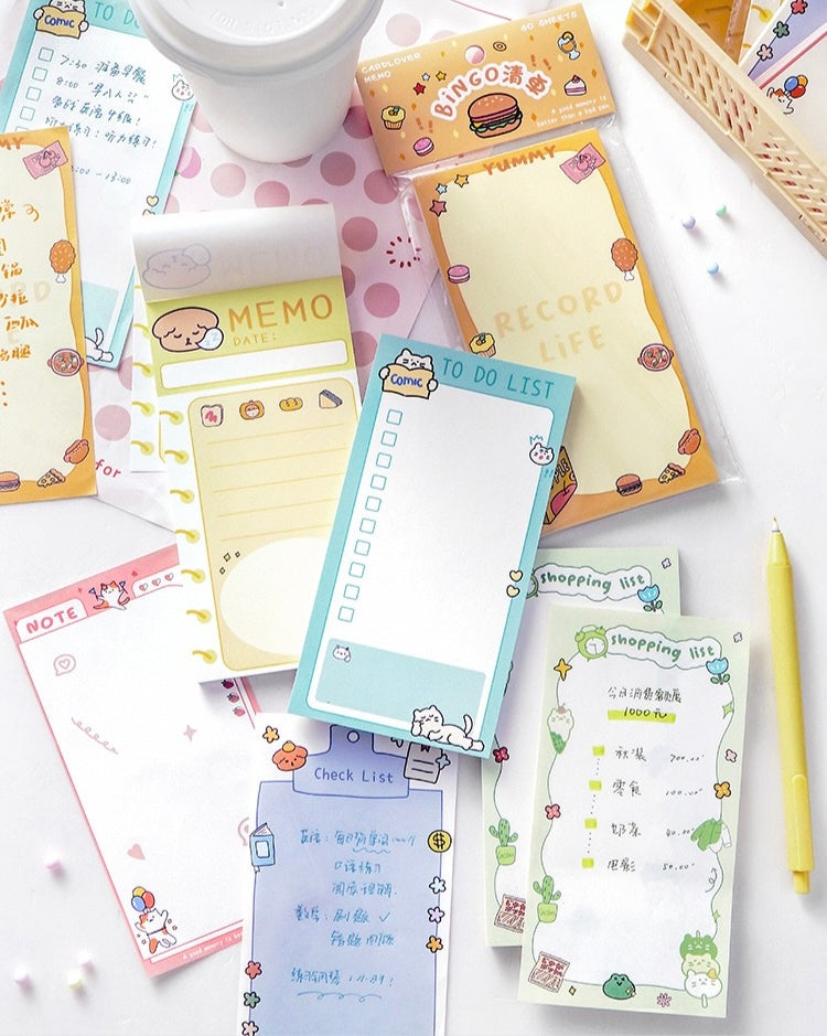 Bingo Long Memo Pad