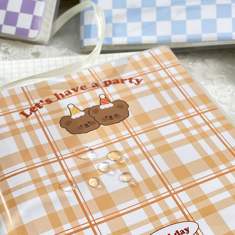 Kawaii Grid Notebook / Diary / Journal