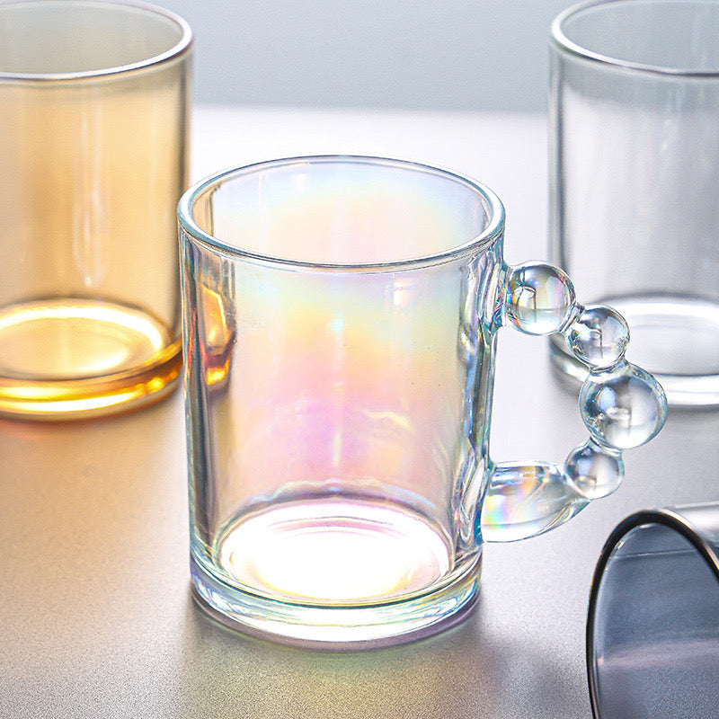 Minimal Premium Holographic Glass Mugs / Cups