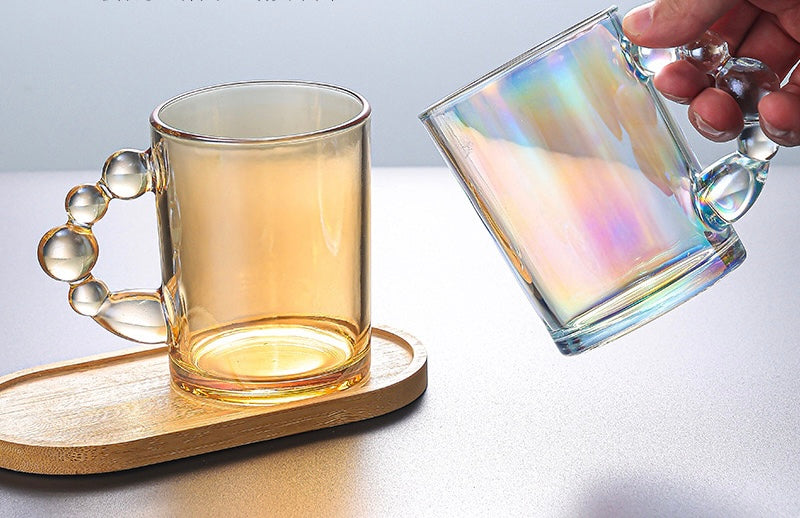 Minimal Premium Holographic Glass Mugs / Cups