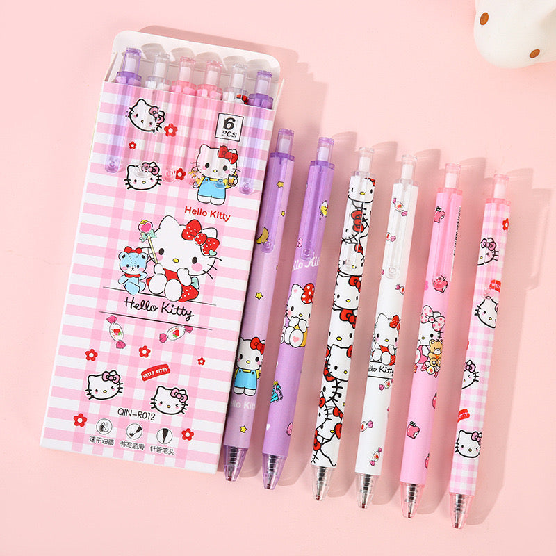 Hello Kitty 6 Pens Box