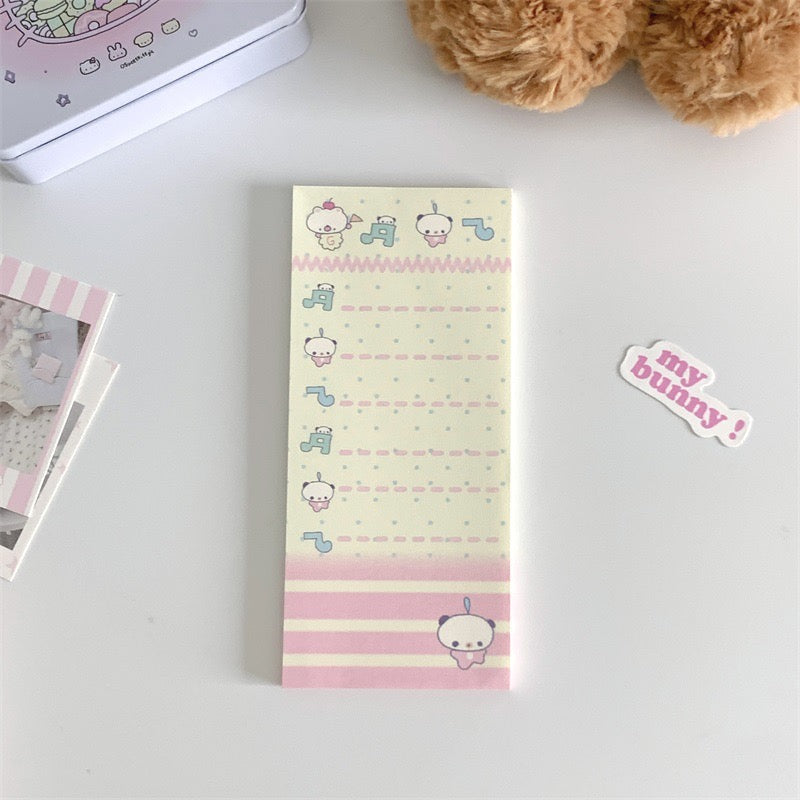 Kawaii Long Memo Pads