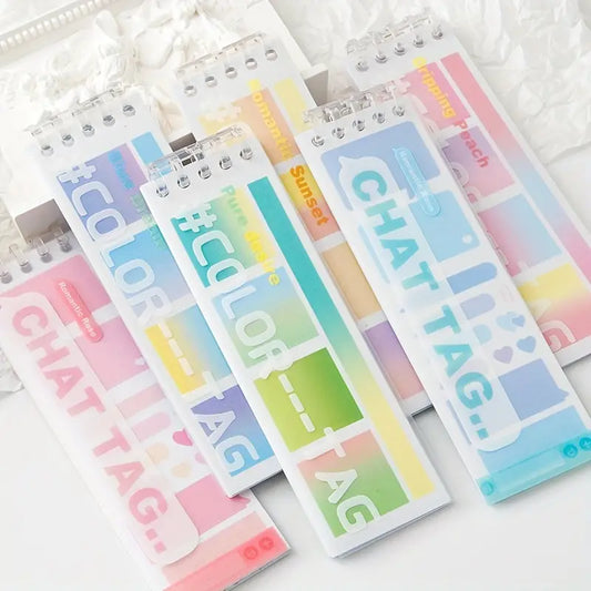 Color Tag Ombré Sticky Notes