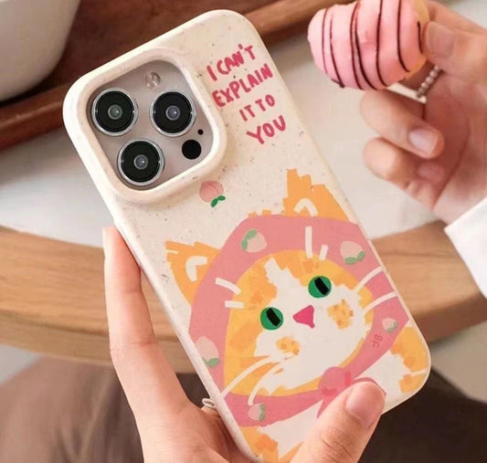 Muffler Cat iPhone Case