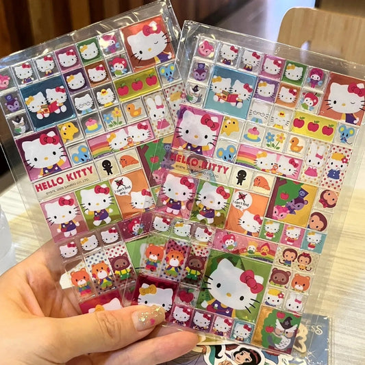 Premium Hello Kitty Jelly Sticker Sheet