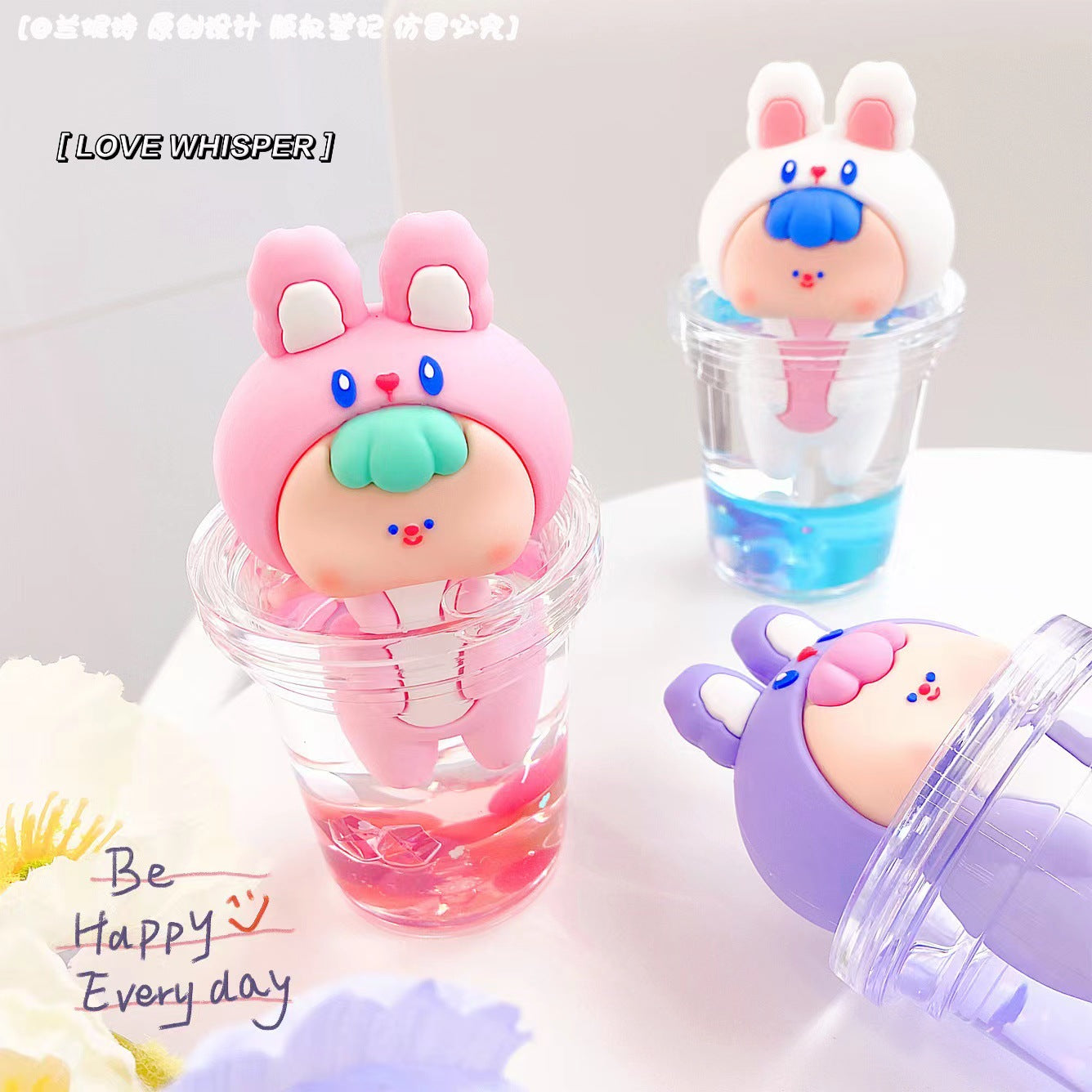 Kawaii Liquid Floating Showpiece