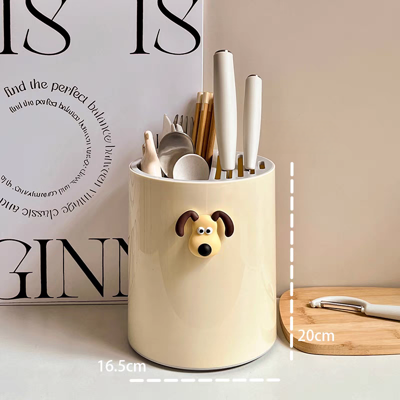 Pawfect Kitchen Utensil Cute Puppy Cutlery Holder