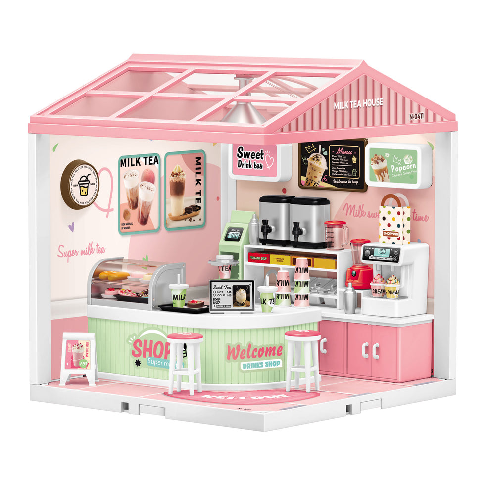 Small Town in Big City Scenes DIY Mini Miniature Set