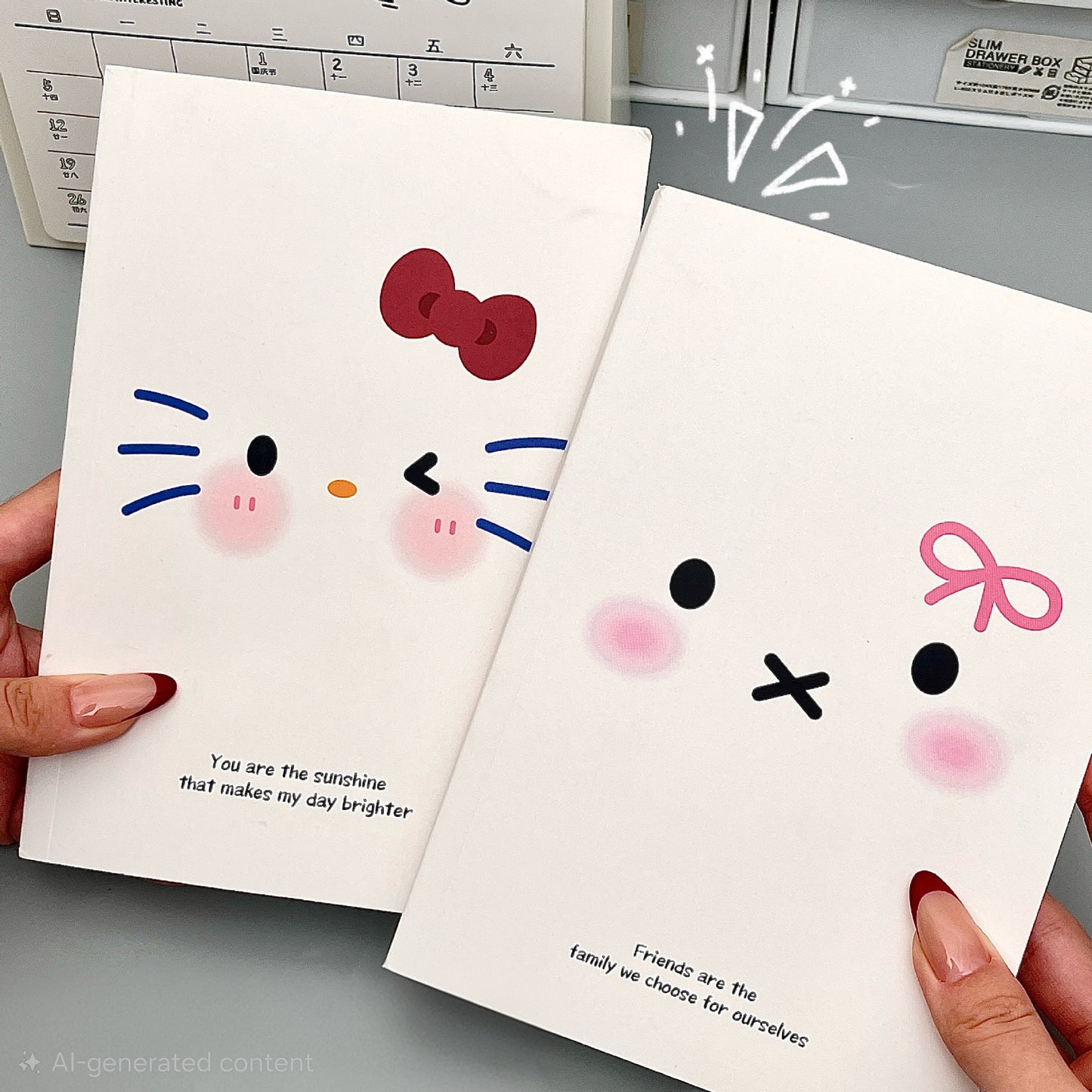 🎀 Hello Kitty & Miffy Kawaii Softcover A5 Notebook Journal Diary