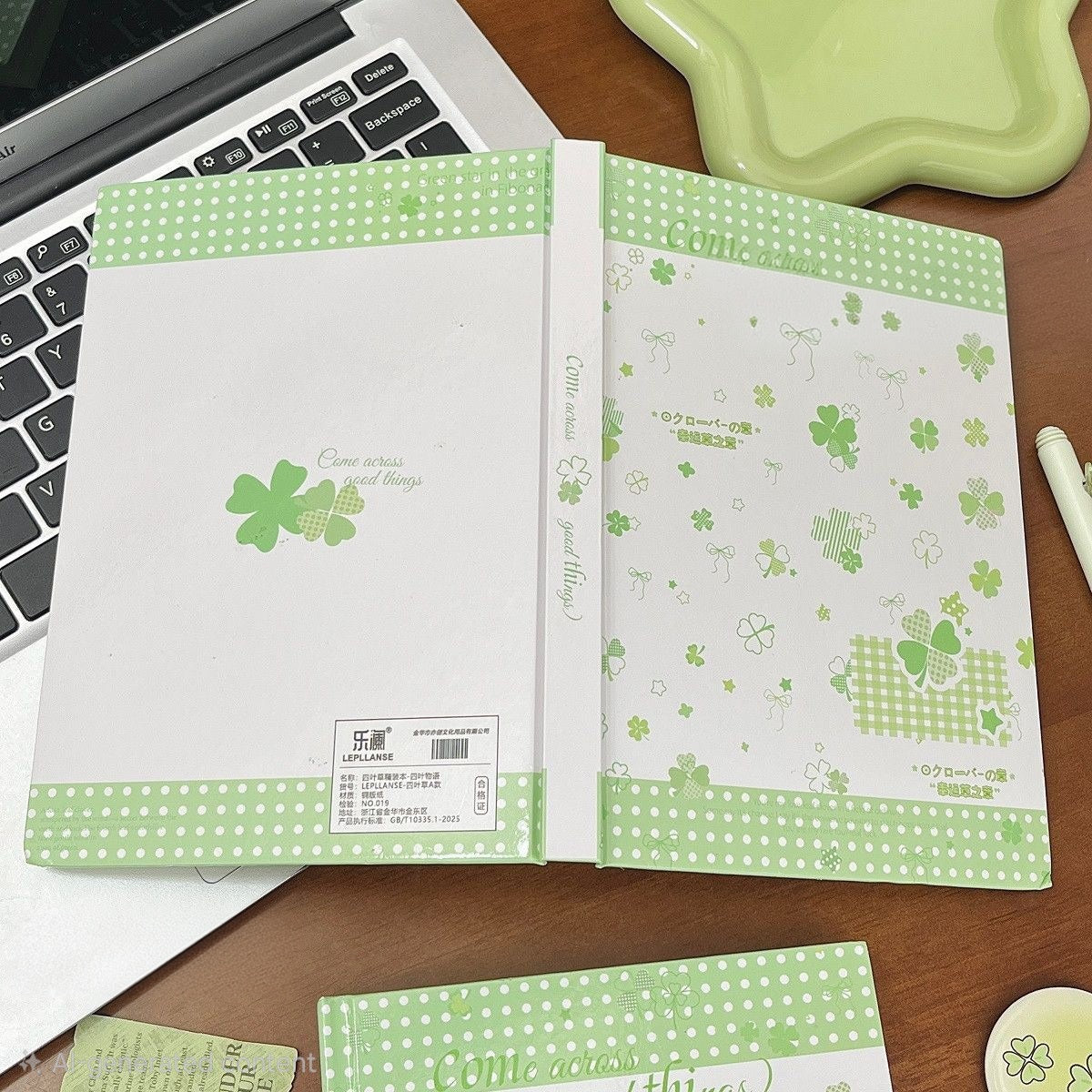 Lucky Little Things Clover A5 Notebook Diary Journal