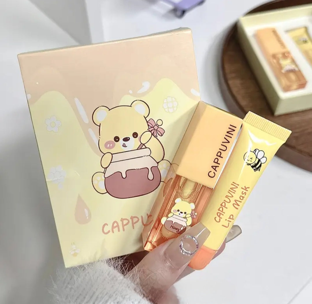 Honey Bear Lip Care Set 🍯🐻
