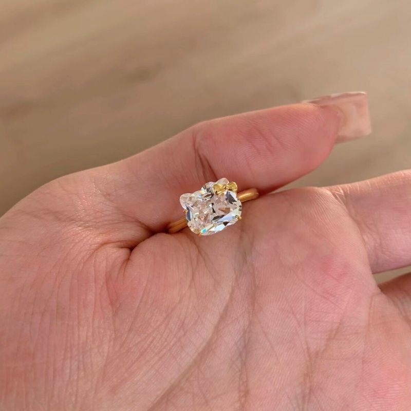 Hello Kitty Crystal Charm Adjustable Ring ✨🐱