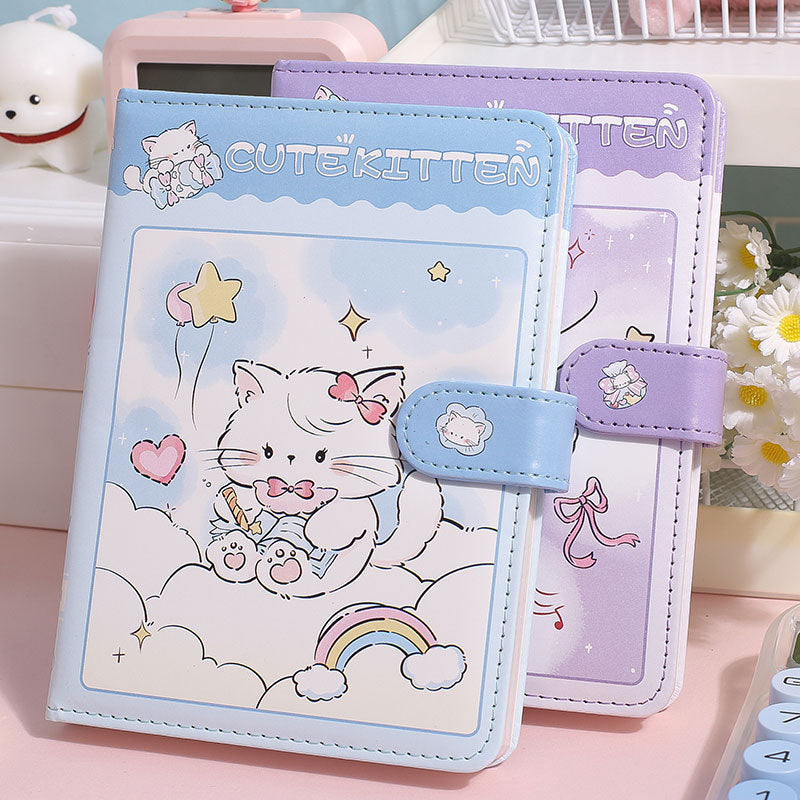 Cute Kitten Kawaii A5 Journal Notebook Diary