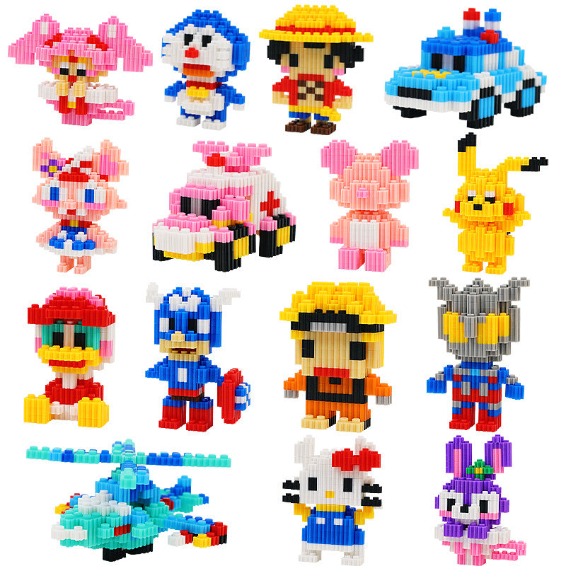 Budget Friendly Bricks Pixel Characters Building Blocks