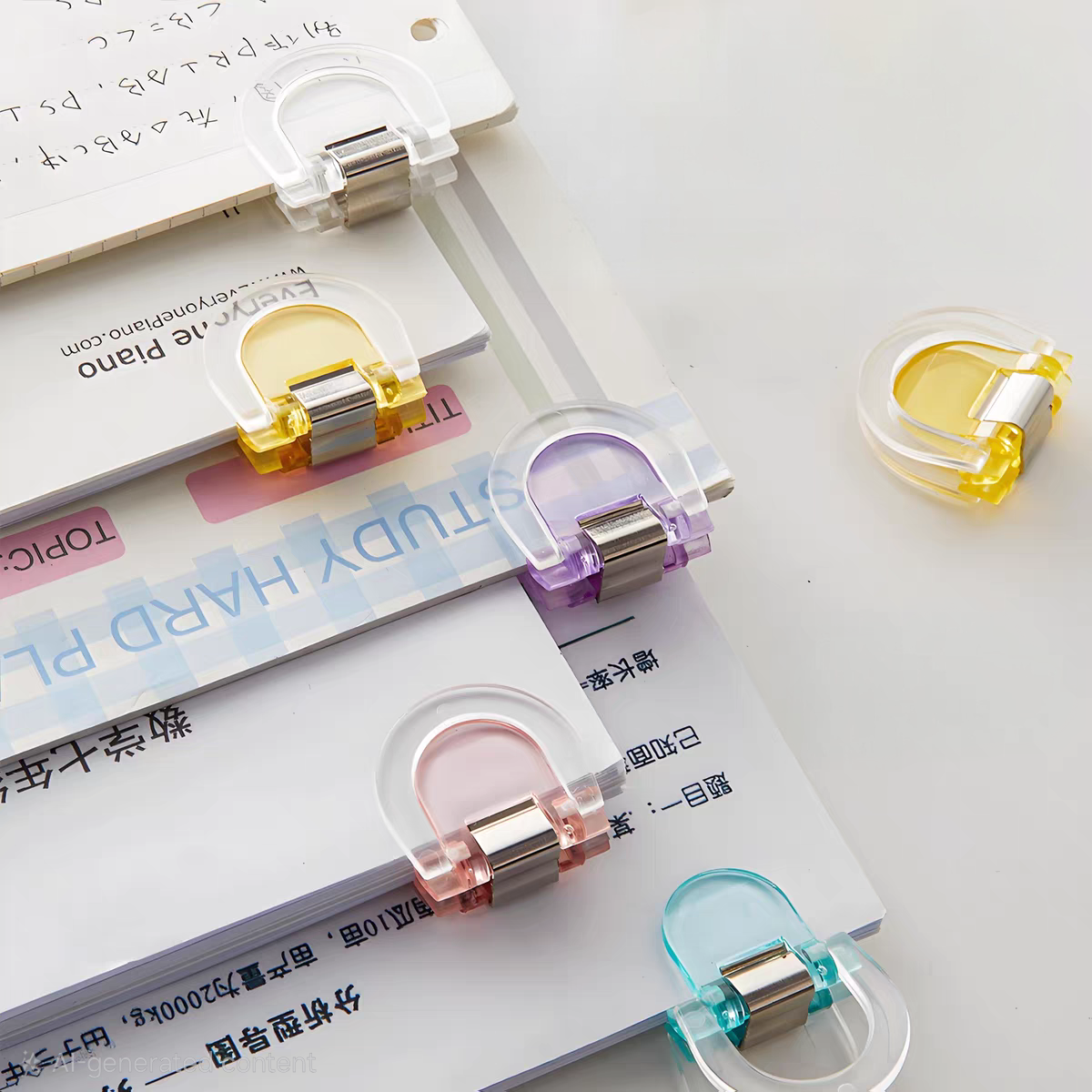 Candy Lock Paper Holders Clips