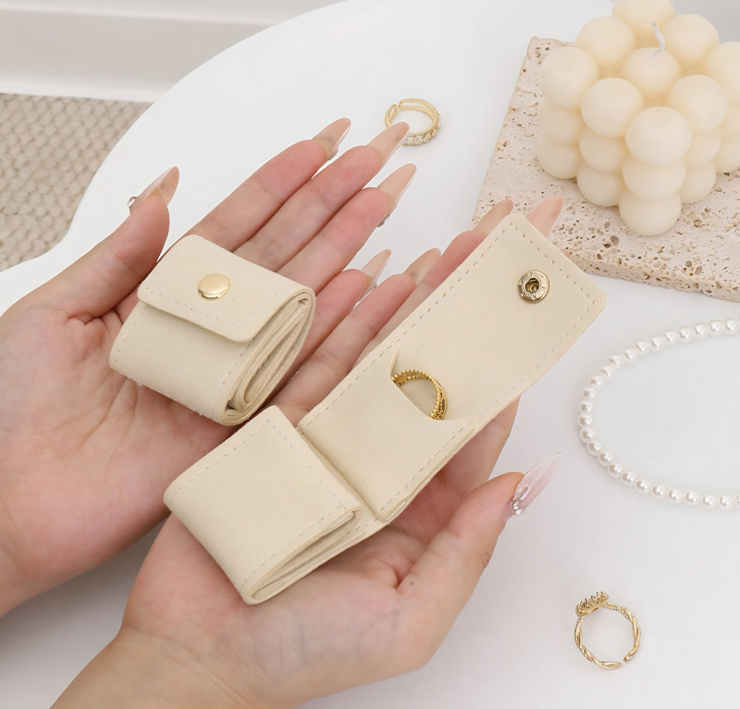 💍 Pocket-Sized Jewellery Travel Organizer 💕