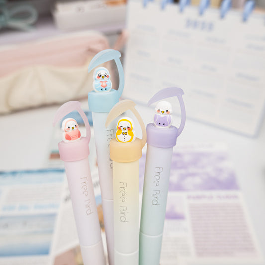 Premium Pop - Up Bird Pastel Pens