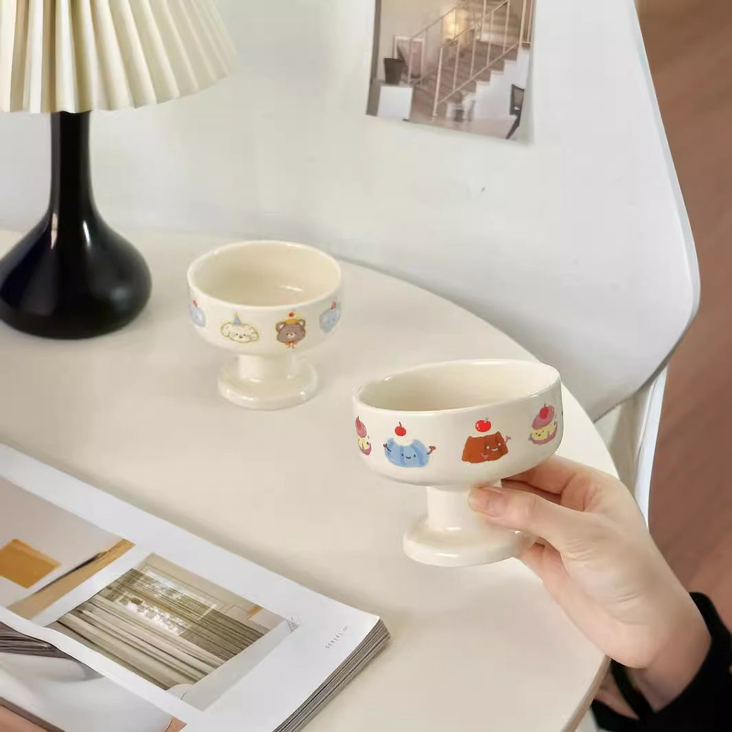 Kawaii Sweet Pals Dessert Bowl Ice Cream