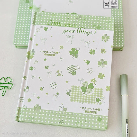Lucky Little Things Clover A5 Notebook Diary Journal