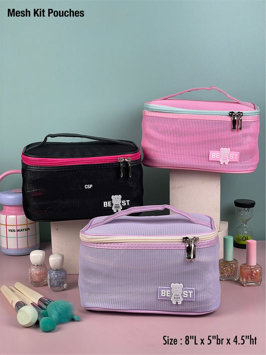 Travel Mesh Pouch Organiser Makeup