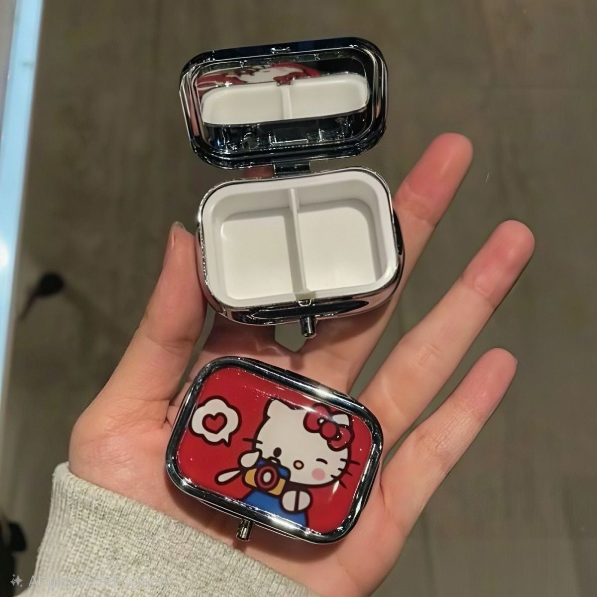 Hello Kitty Mini Pills Multipurpose Box 💊🎀