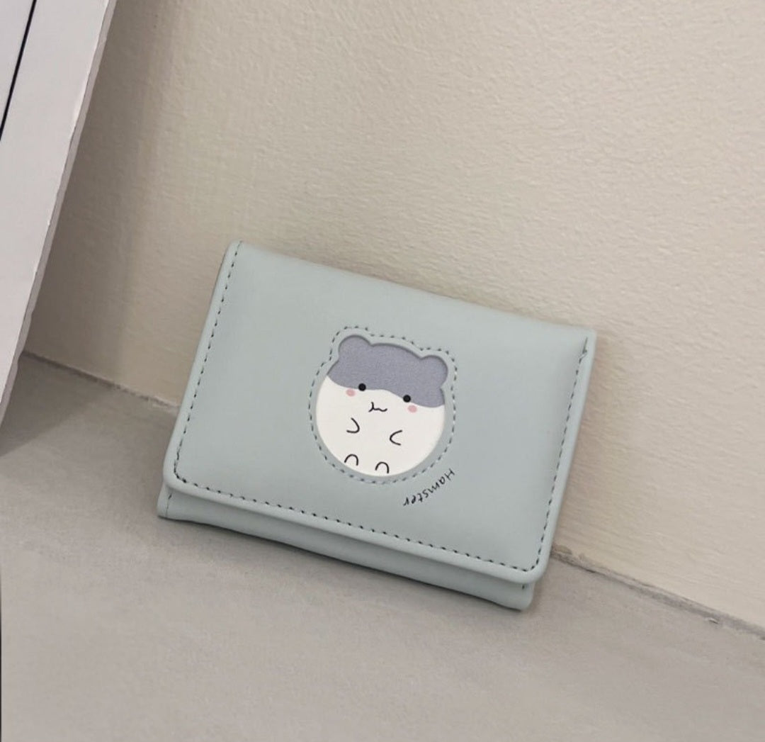 🐹 Tiny Hamster Pocket Wallet – Kawaii Mini Fold Wallet 💖✨