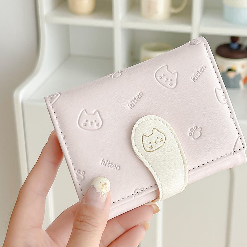 🐱 Kitten Pastel Mini Wallet