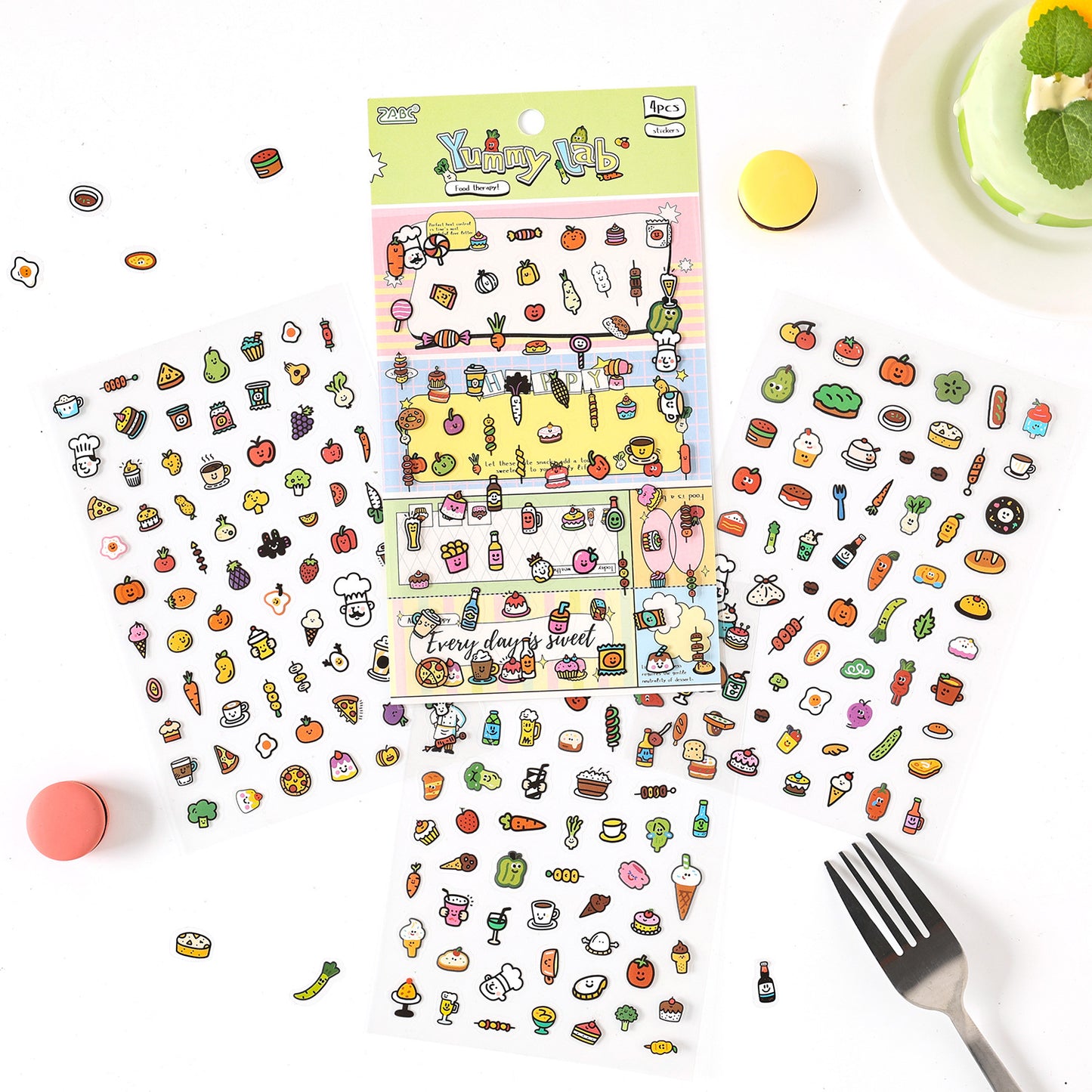 Teeny Tiny Chaos PET Sticker Pack – 4 Sheets