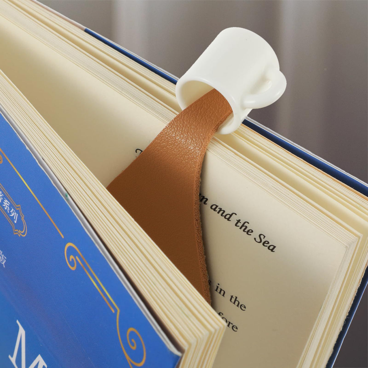 3D Spilled Coffee Mug Bookmark – Cute Creative Book Page Holder