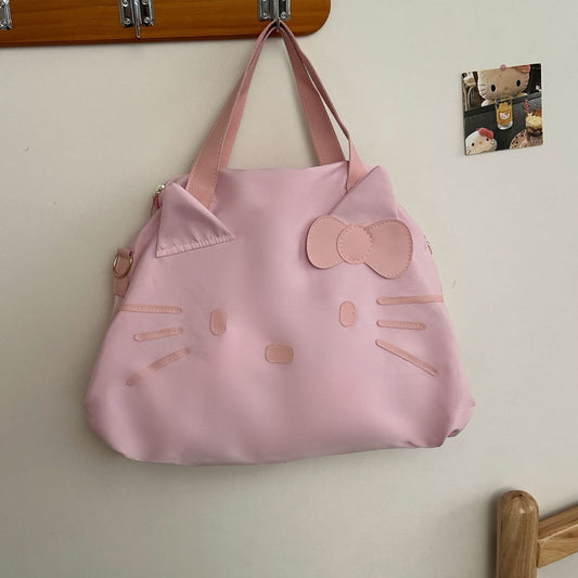 Hello Kitty Kawaii Travel Duffle Bag – Large Capacity Weekend & Gym Bag