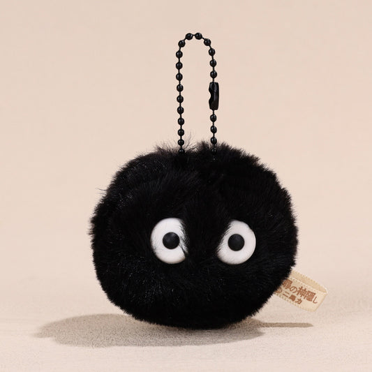 Spirited Away Studio Ghibli Soot Sprite Dust Bunny Keychain