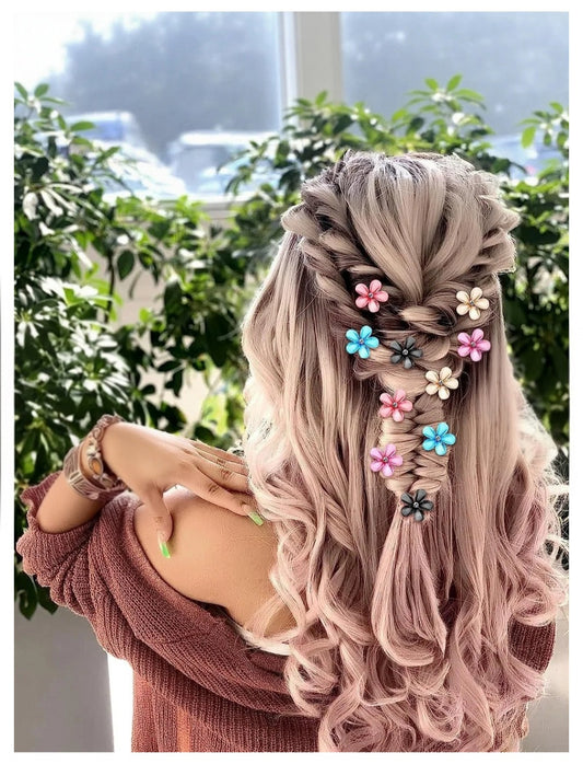 Mini Floral Hair Clutcher Clip