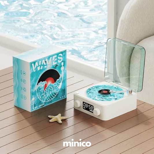 Retro Waves Vinyl Bluetooth Speaker Wireless