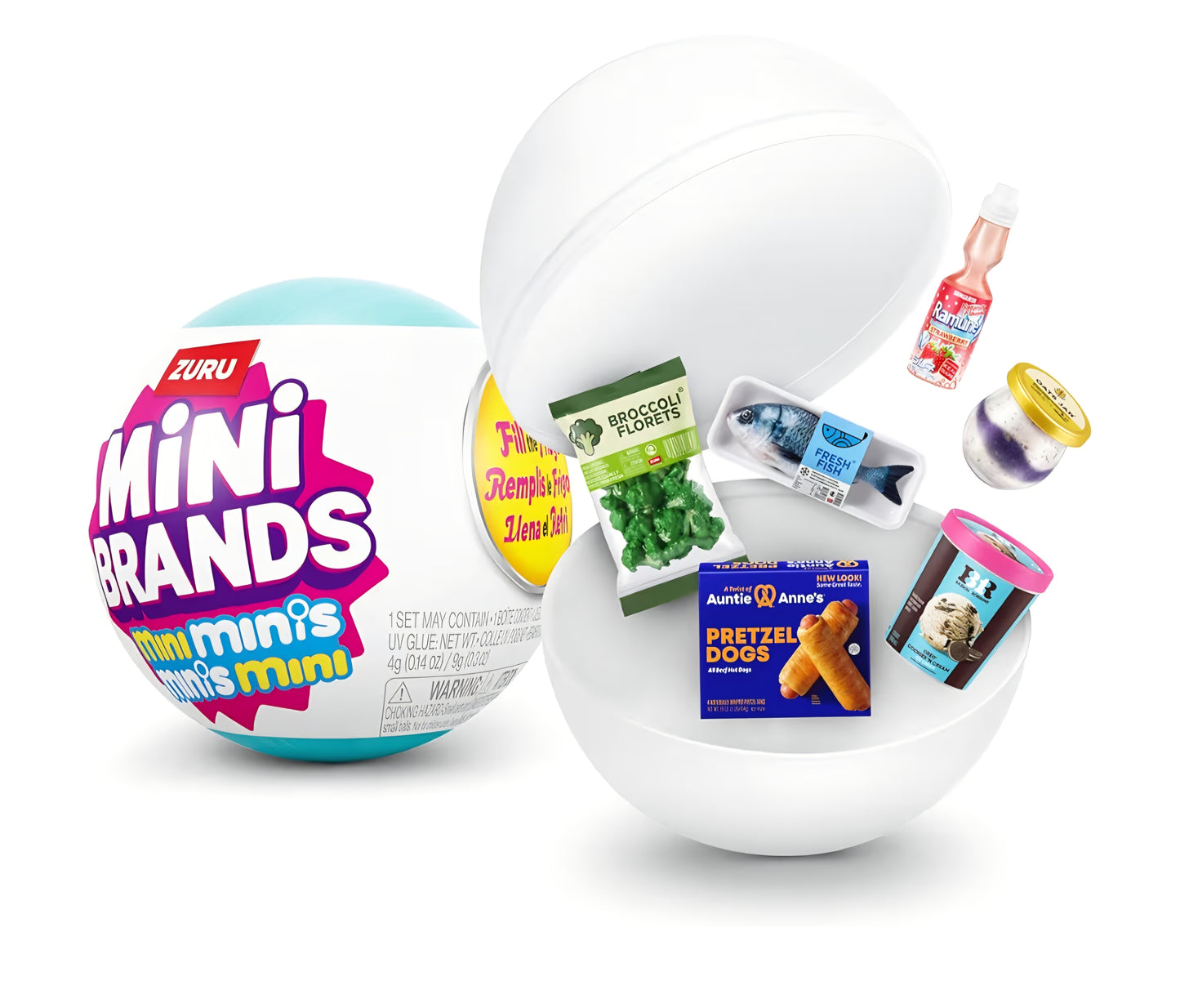 Zuru Mini Brands Fill The Fridge Playset + 2 INT Capsules