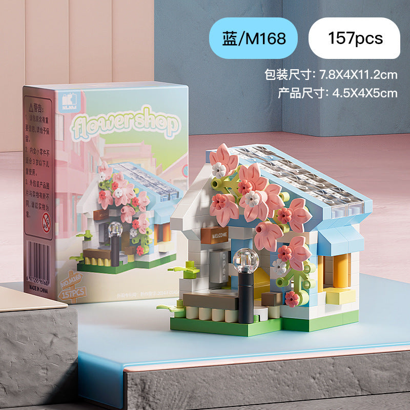 Flower Shop Mini Building Blocks Lego Collectibles Bricks