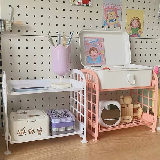 Pastel Multi-tier Desk Organiser