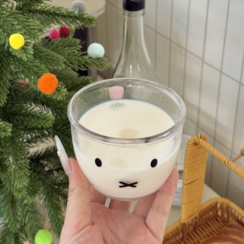 Miffy Glass Cup 🐰🥛