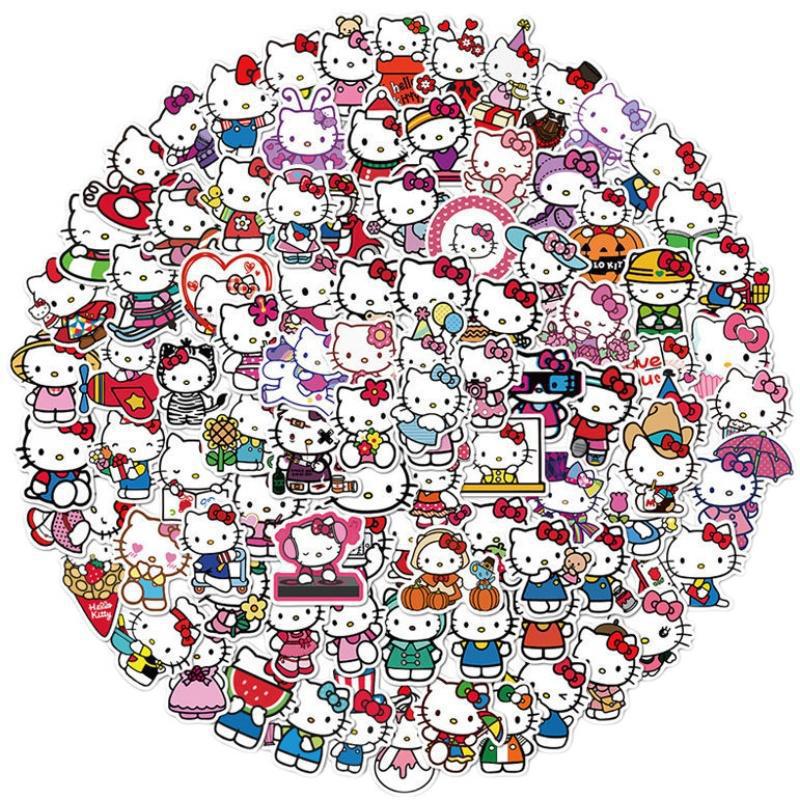 PS18 Set of 100 Hello Kitty Diecut Papers Pack