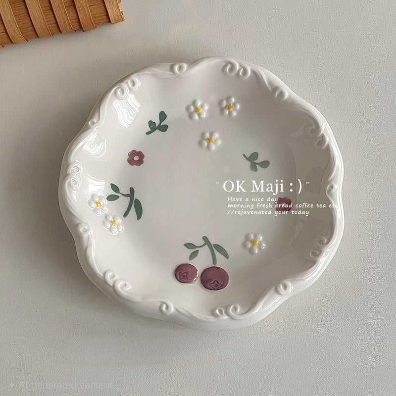 Cherry Blossom Ceramic Plate