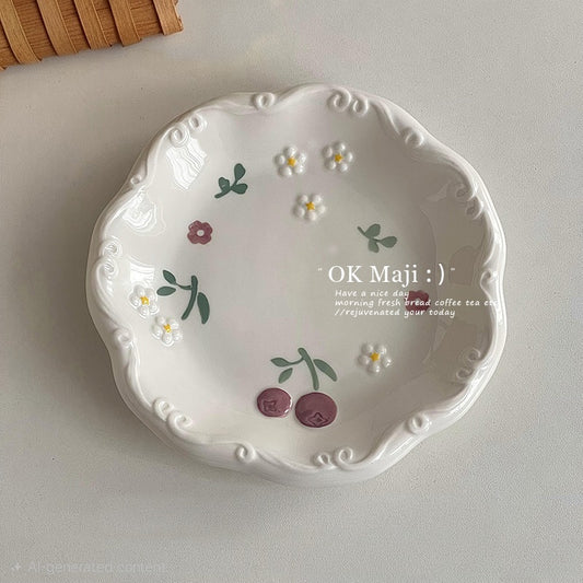 Cherry Blossom Ceramic Plate