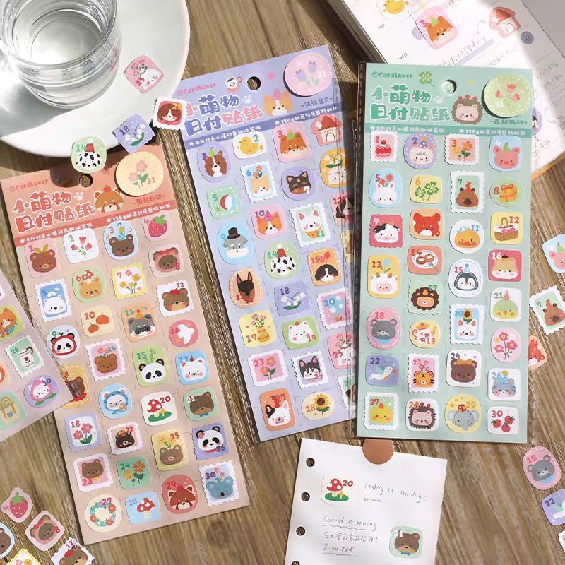 Kawaii Daily Date Planner Stickers Sheets ✨ 2000 pcs essential sticker book