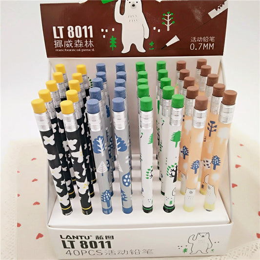 Set of 3 Foresh Friends 0.7 mm Mechanical Pencil